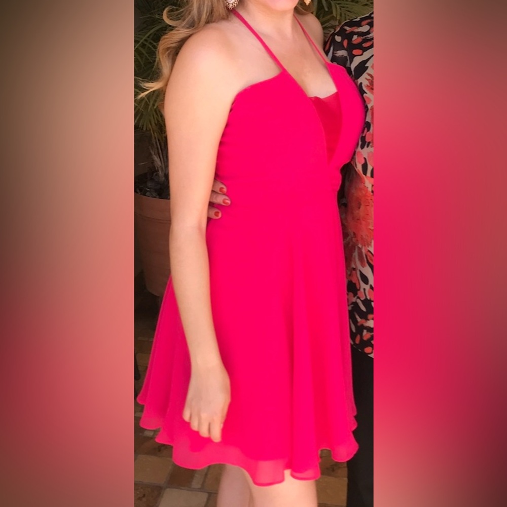 Bebe hot pink dress